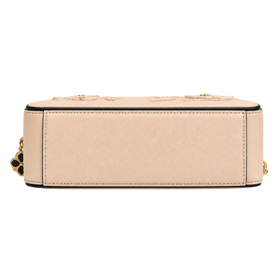 Blushbags Beige Floral Luxe Chain Shoulder Bag
